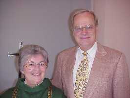 The Rev. Mitzi Noble with husband Paul